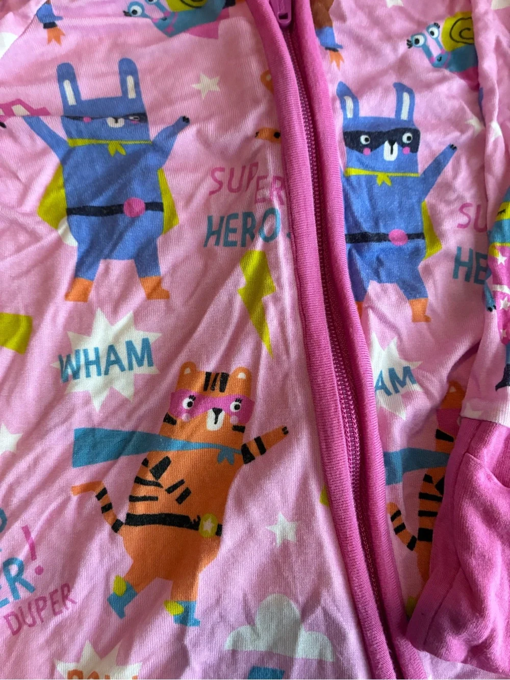 Little Sleepies Sleepy Heroes Bamboo Zippy Pajama 0-3 months